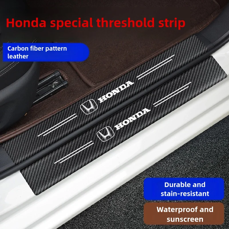 Automobile Doorsill Protective Articles Anti-Trampling For Honda Accord Crv Civic FIT INSIGHT JAZZ MUGEN TYPE S TYPE