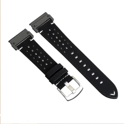 Premium Quickfit Leather Watchband - Breathable Design, 26mm/22mm Strap - 26mm (BB)