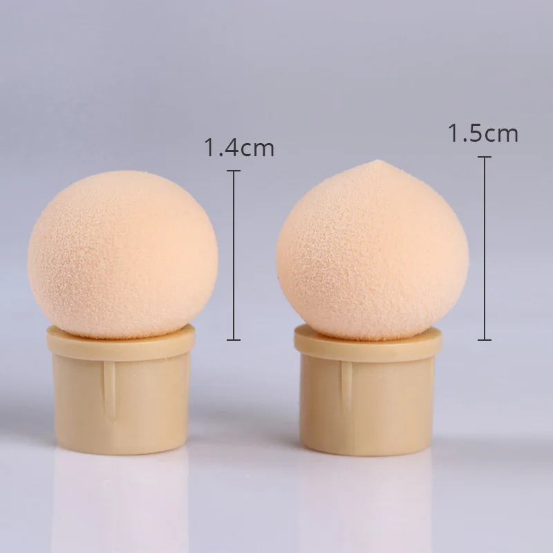 1Pcs Gradient Shading Nail Brush Double-ended Soft Sponge Replaceable Heads Nail Art Brush Rhinestone Handle Nail Painting Brush 5