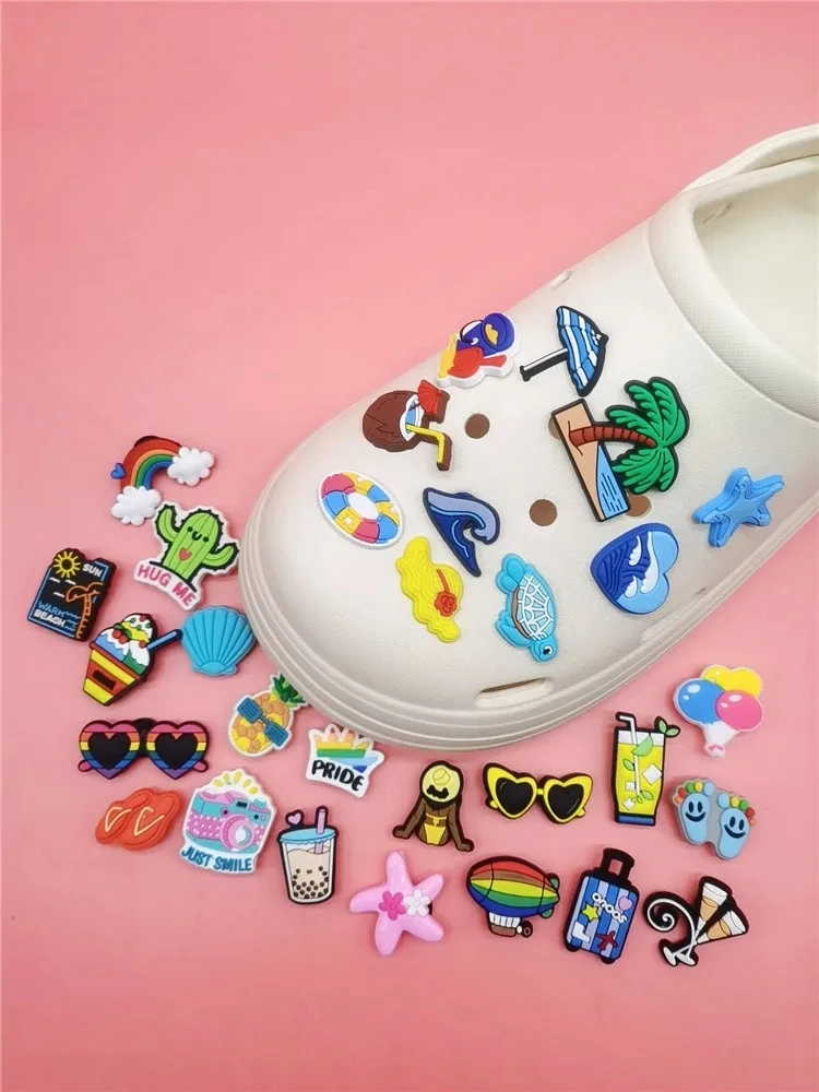 Squishmallow Crocs 2024 Cute Anime Pink Clog Charms Cat