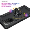 Shockproof Ring Stand Funda TPU Bumpe Cover for Xiaomi Mi11X Mi11i Mi 11i 11X Poco F3 Redmi K40 Pro Plus Ultra K40pro Case Shell 3
