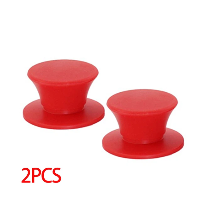 Lot de 4 boutons de couvercle de casserole, boutons de bouilloire en  silicone, poignée résistante à la chaleur, bouton de couvercle de casserole  : : Cuisine et Maison