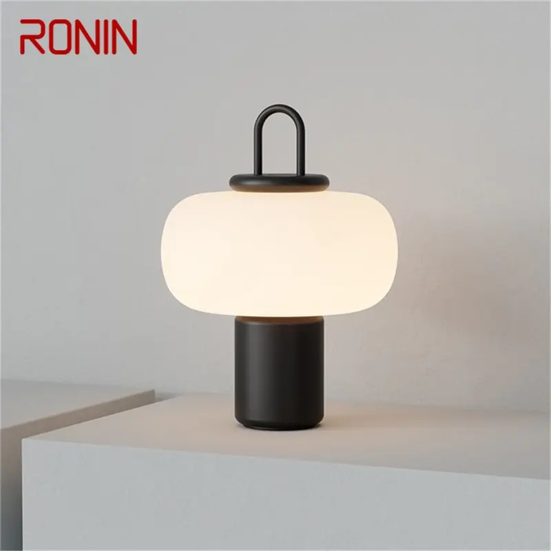 

RONIN Postmodern Table Lamp Simple Design LED Creative Desk Light Decor For Home Bedroom Living Room