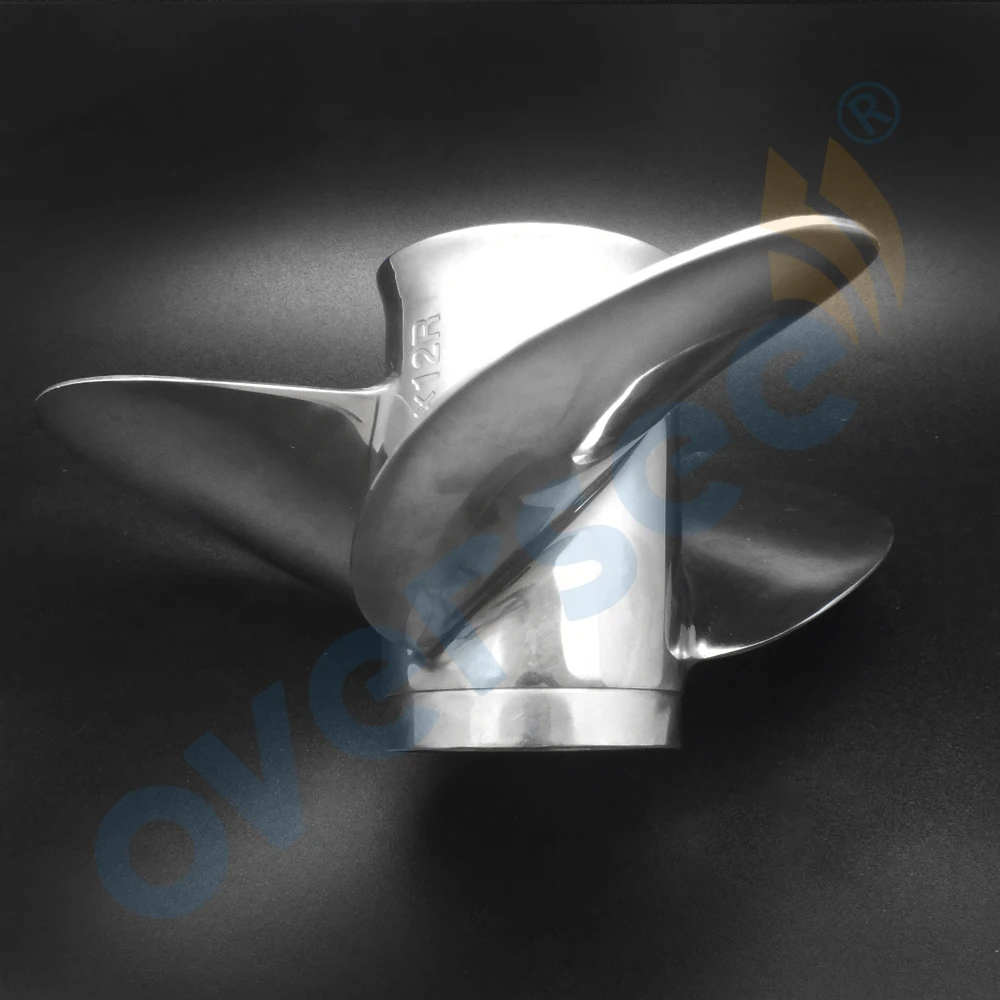 663-45974 Stainless Propeller For Yamaha Outboard Motor 663-45974-60-98 Size 11-1/2x12