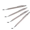 0.3 0.5 0.7 0.9mm Metal Automatic Pencil with Eraser HB Lead Stainless Steel Silver Office Art Supplies Drawing Stationery 6