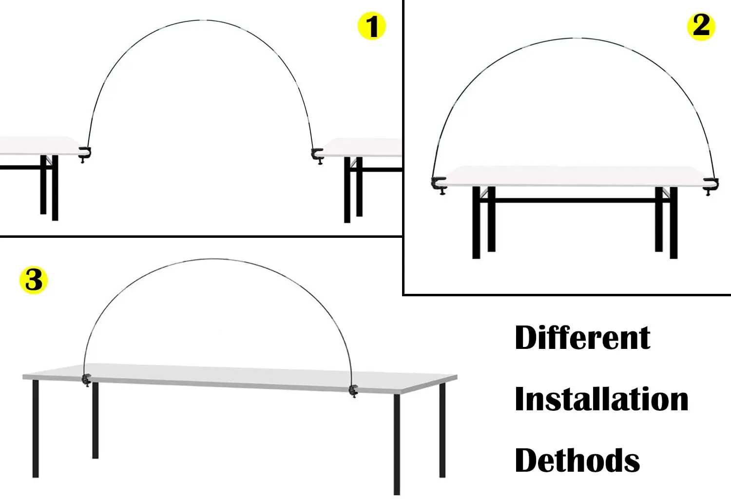 Table Balloon Arch Kit High Strength Glass Fiber Pole for DIY Party Wedding Birthday Baby Shower Festival Christmas Decoration