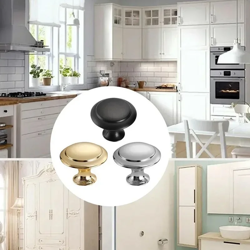 Door Handles Cabinet Handles Stainless Steel Cabinet Handles Mushroom Head Drawer Pulls Replacement Furniture Door Hardware Handle for Furniture Decoration