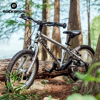 ROCKBROS Vélo enfant cadre en alliage d'aluminium léger 9 vitesses pour adolescents garçons et filles 16/20/24/26 pouces vélo co 6