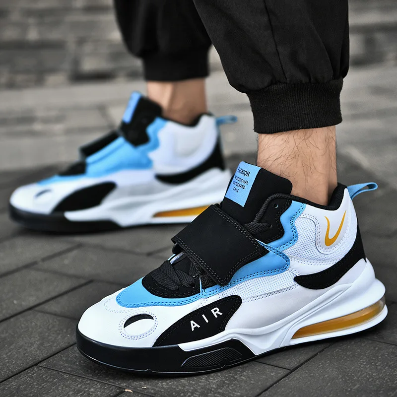 Cushion Men's Vulcanized Shoes Outdoor Casual Sports Shoes Male High Top Comfortable Basketball Shoe Breathable Sneaker Men