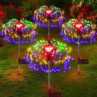 Outdoor LED Solar Firework Lights Garden Decoration Fairy Lights Waterproof Dandelion Lawn Lamp for Garden Landscape Lawn Decor 1