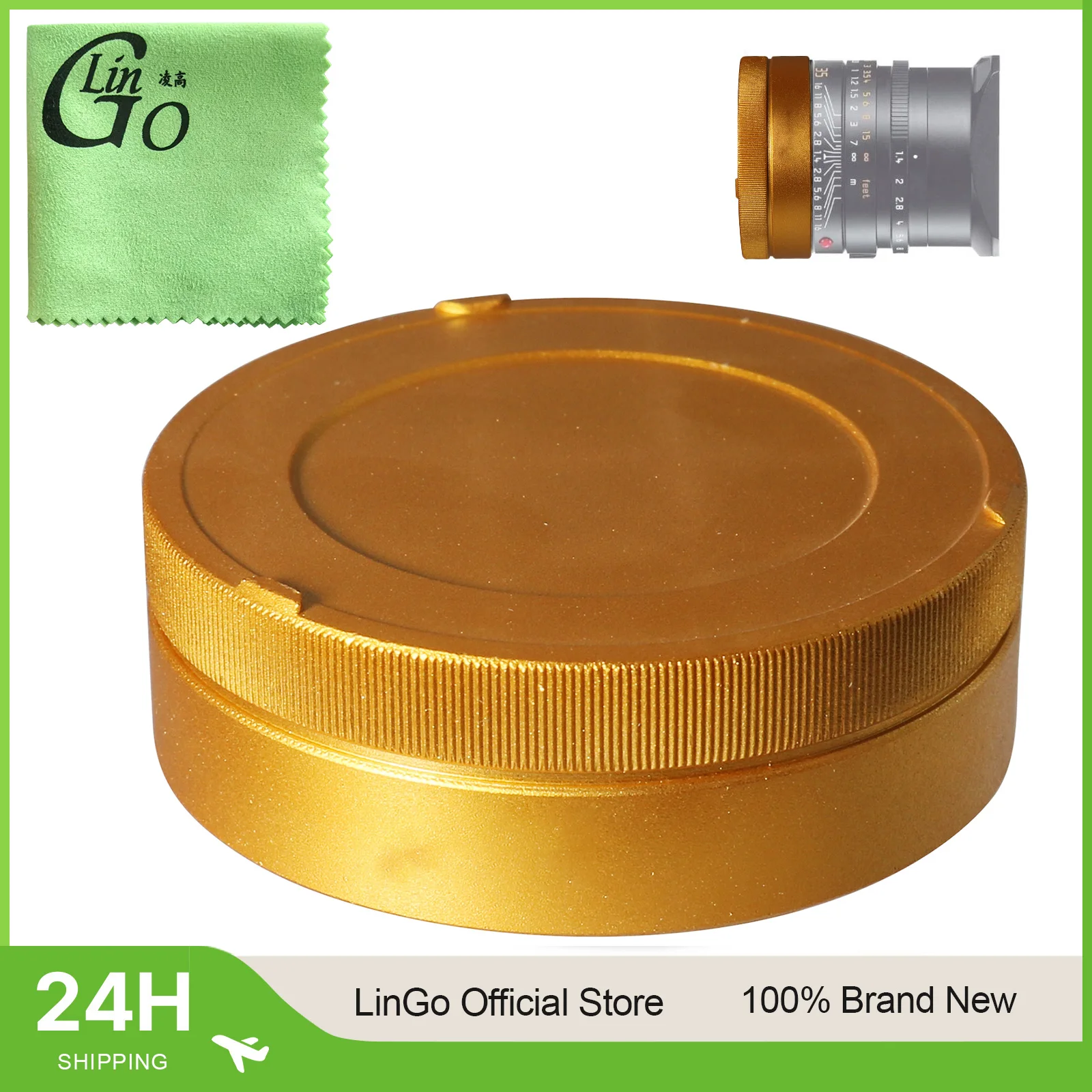 Premium Metal Rear Lens Cap for M Mount - Professional Dust Cover for Photography Accessories