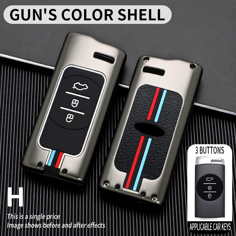 Premium Zinc Alloy Car Remote Key Case Cover