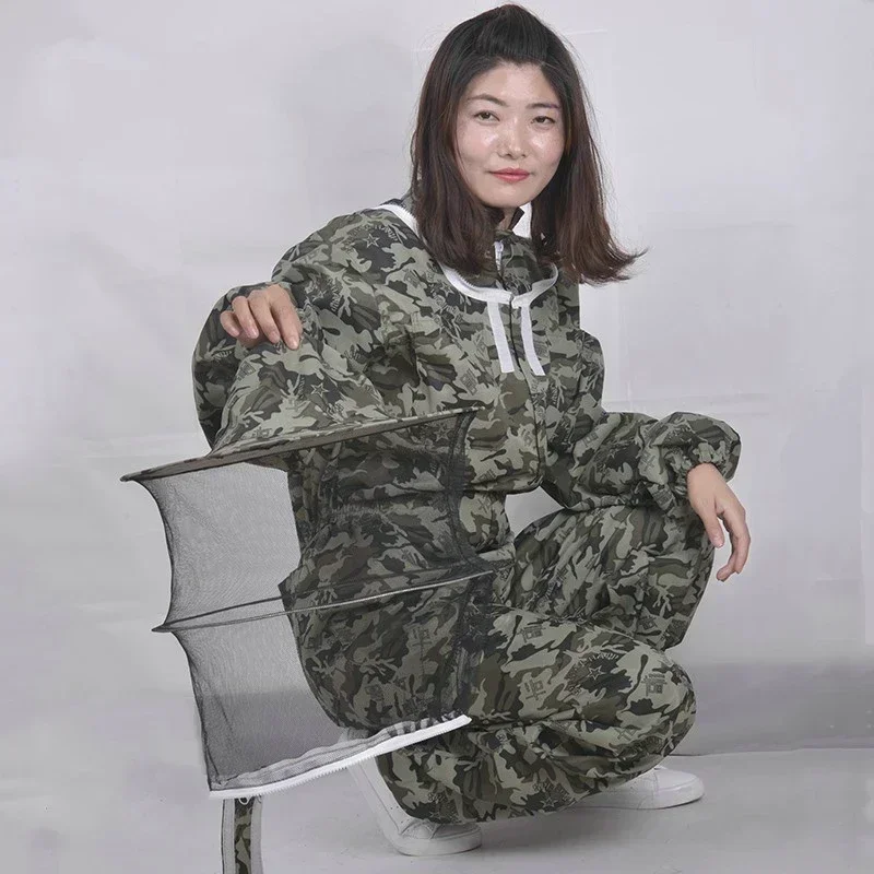 벌 방지 의류 양봉 보호복 위장 전문 양봉가 보호 장비