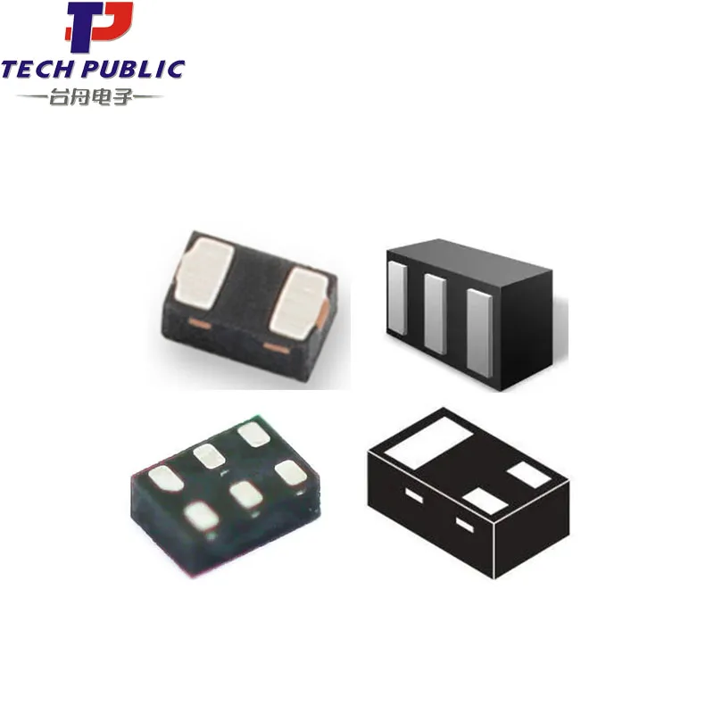 

ESDA7P60-1U1M DFN1610-2 Package Tech Public Electrostatic Protective Tubes ESD Diodes Integrated Circuits Transistor