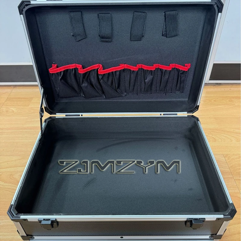 서랍이 있는 알루미늄 도구 상자, 금속 도구 케이스, 휴대용 보관 가방, 빈 대형 도구 상자, 전기 기사 정리함