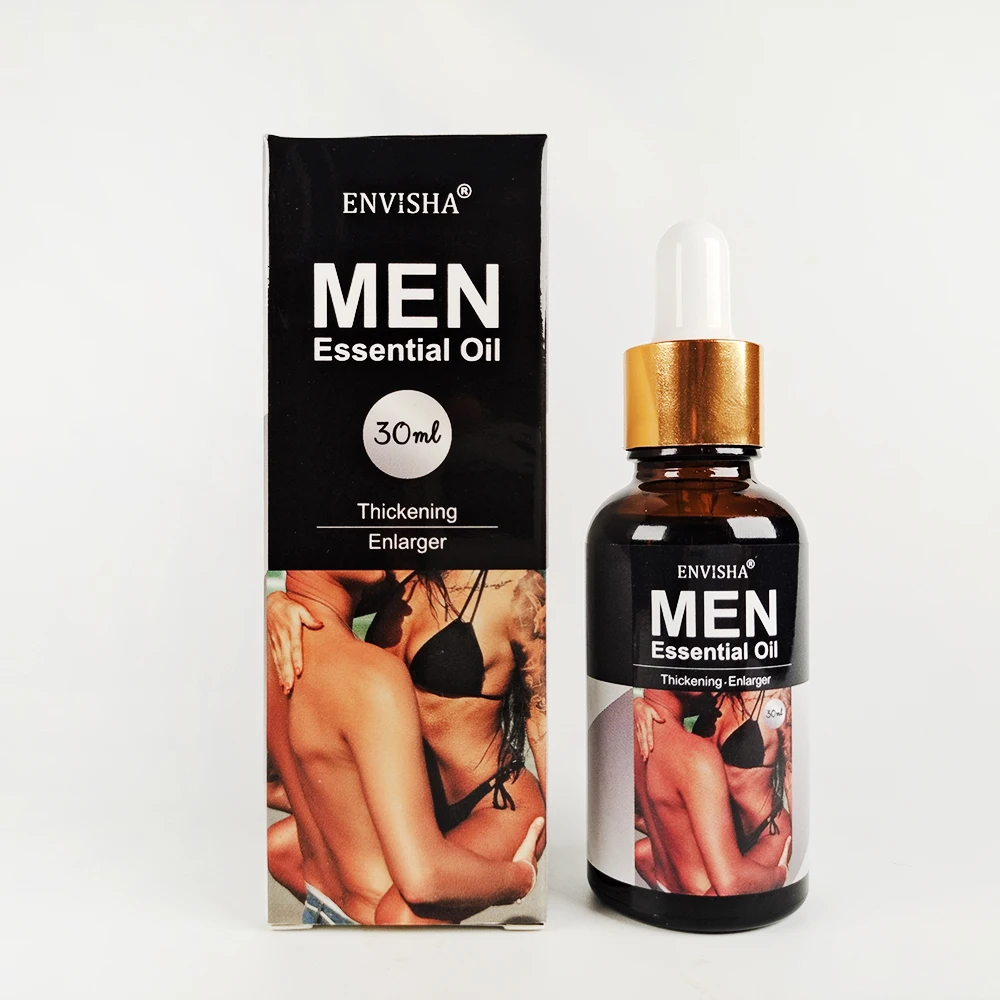 ENVISHA Men's Body Massage Essential Oil For Men Potency Increase Growth Lubricant Prolonged Sex Life Orgasm