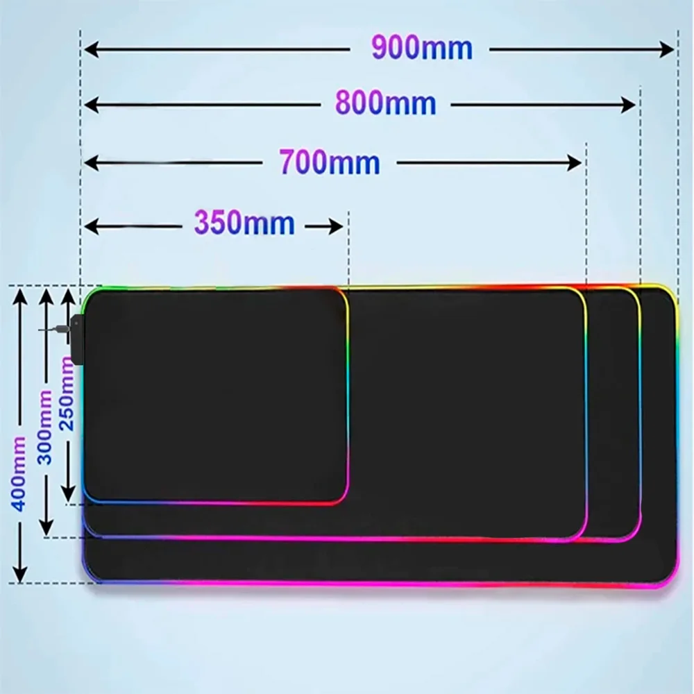 Tapis de souris LED