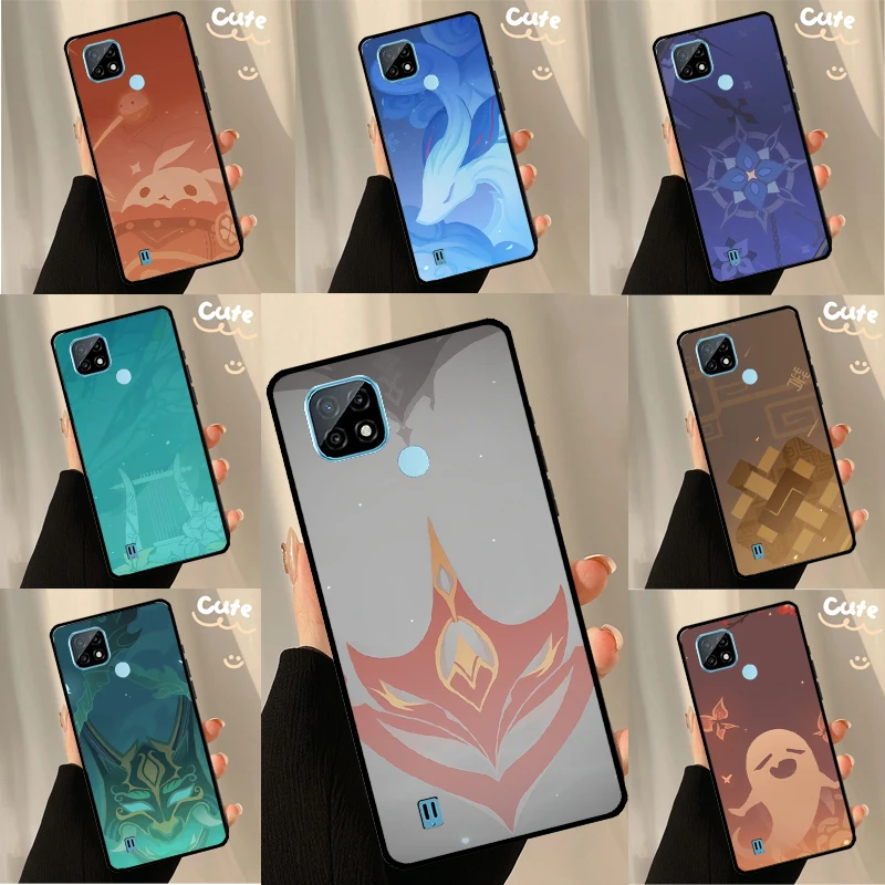 Anime Genshin Impact Per Realme C55 C35 C33 C31 C30 C21Y Gt Neo 5 3 2T 10 Pro Plus Oneplus 11 Nord Ce 3 Lite Case