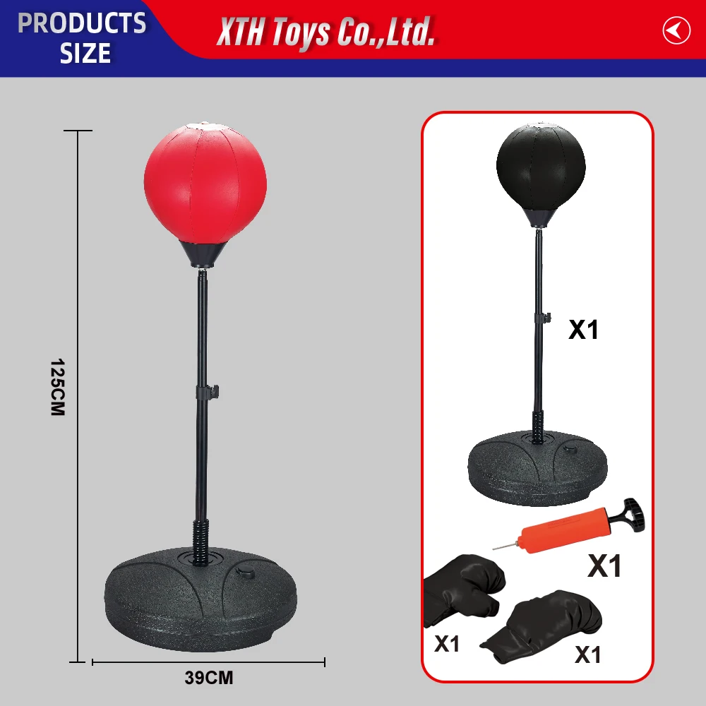 Sport Toys Punching Speed Ball Boxing Punching Ball Set For Children Exercise At Home