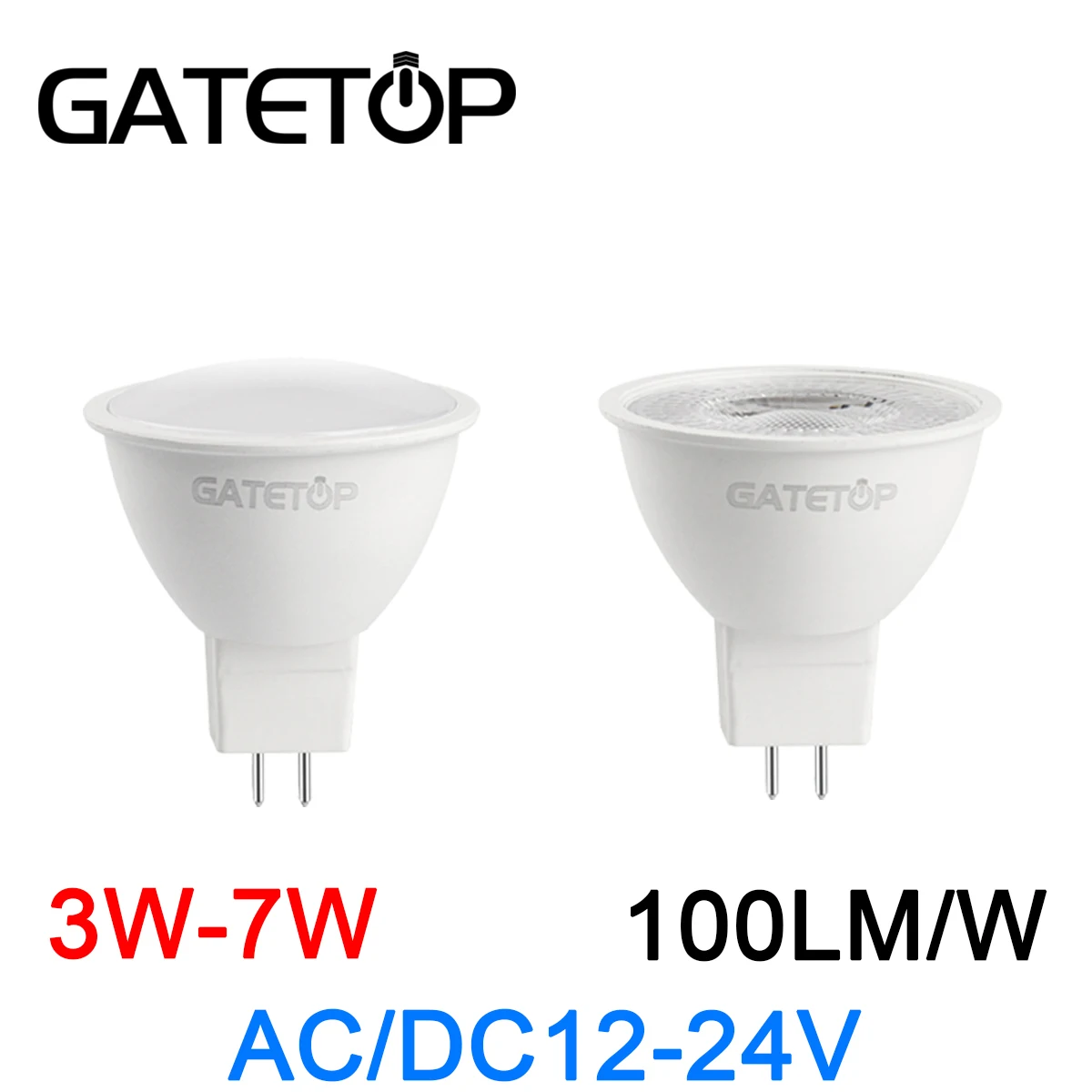 

AC/DC12V-24V Spot Foco MR16 3W-7W GU 5.3 Warm White Day Light LED Light Lamp For Home Decoration Replace 50W Halogen Spotlight