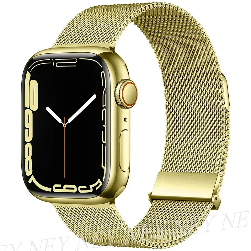 Elegant Milanese Loop Metal Watch Band Strap