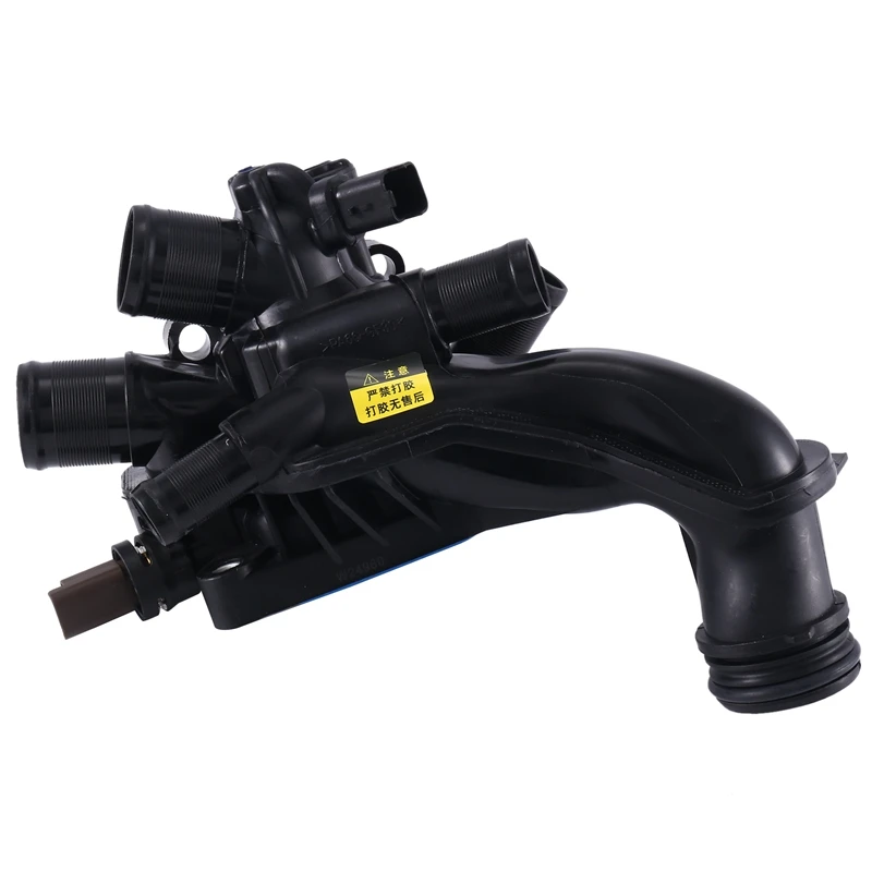 

Car Coolant Thermostat Housing With Sensor For Peugeot 207 308 408 3008 RCZ Citroen C4 C3 DS3 9810916980
