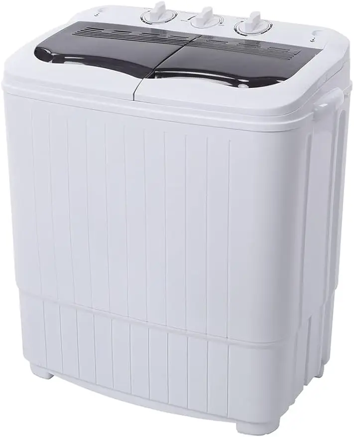 цена Winado 15LBS Portable Washing Machine, Compact Mini Washer Machine & Dryer Combo, Built-in Gravity Drain, Small Twin Tub Washer