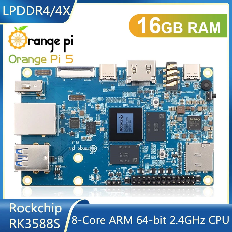 Orange-Pi-5-16GB-RAM-RK3588S-PCIE-Modul-Externe-WiFi-BT-SSD-8K-Gigabit ...