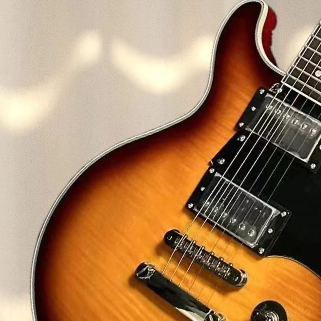 

Studio Electric Guitar, Vintage Sunburst Color, Rosewood Fingerboard, Tune-O-Matic Bridge, 6 Strings Guitarra, Free Shipping