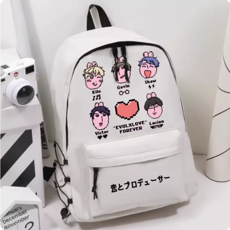 Anime Love Producer Gavin Victor Shaw  Elastic Band Decoration Girls Backpack Travel Bag Boy Teenager Schoolbag fashion 3pcs set anime jujutsu kaisen backpack teenager women men backpack children boys girls comic oxford waterproof schoolbag