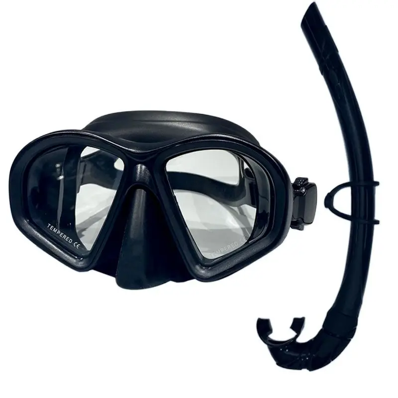 

Snorkeling mask Swimming training Environmentally friendly silica gel ventilation tube Dinving mask set