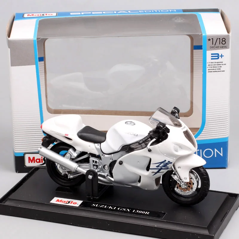 1:18 Scale Maisto Motorcycle Toy Model - Suzuki Collection