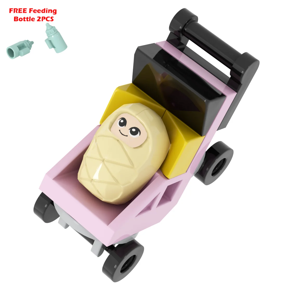 Infant Baby MOC Building Blocks Toys Kids Collection Souvenir Gift Pretend Play Decoration Boy Girl City 25128 24581 4