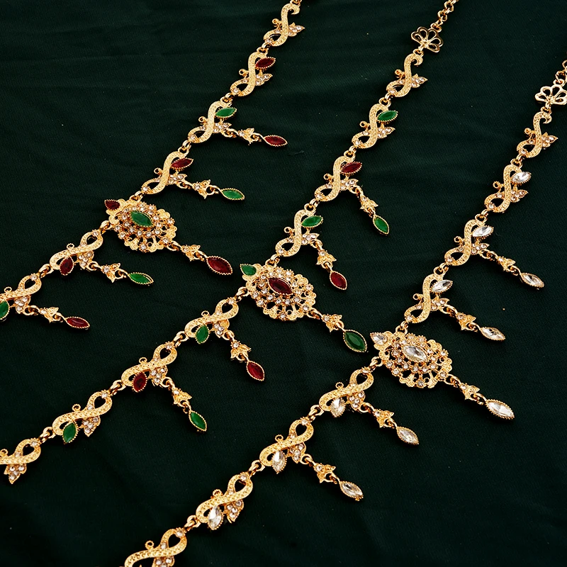 Moroccan Wedding Hair Accessory Algerian Jewelry Earrings Head