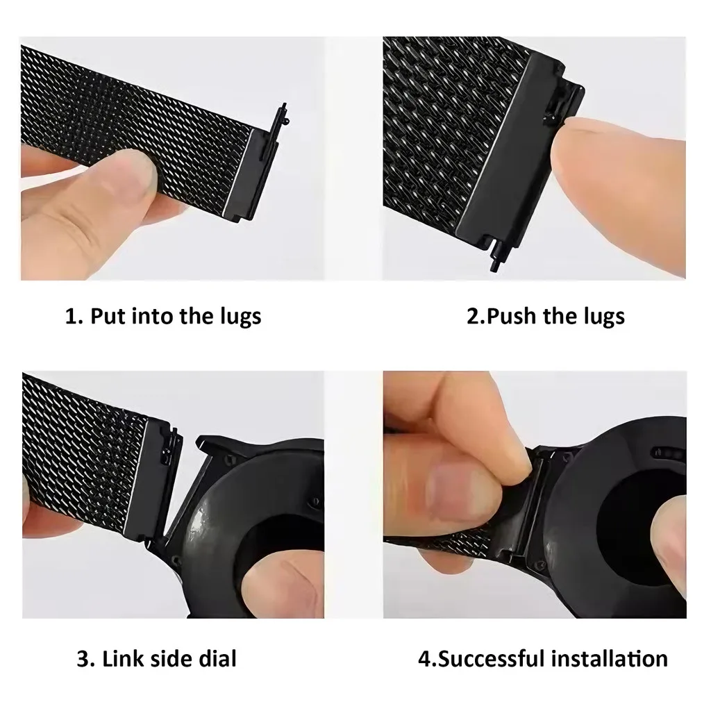 Magnetic Loop Metal Bracelet Wristband