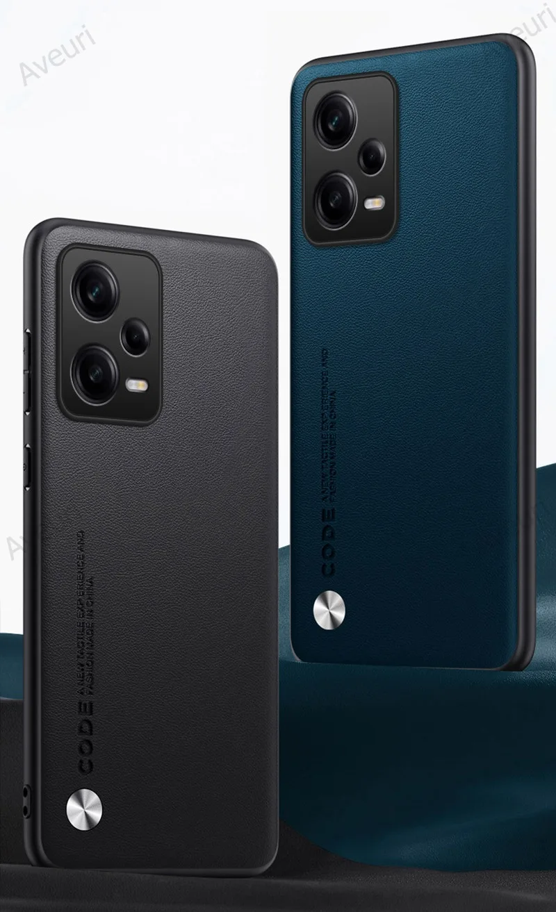 Hülle für Redmi Note 12 Pro+ 5G, luxuriöse PU-Leder-Handyhülle für Xiaomi Redmi Note 12 Pro Plus, Rückseite aus TPU-Silikon mit Schutzfunktion – Detail 1