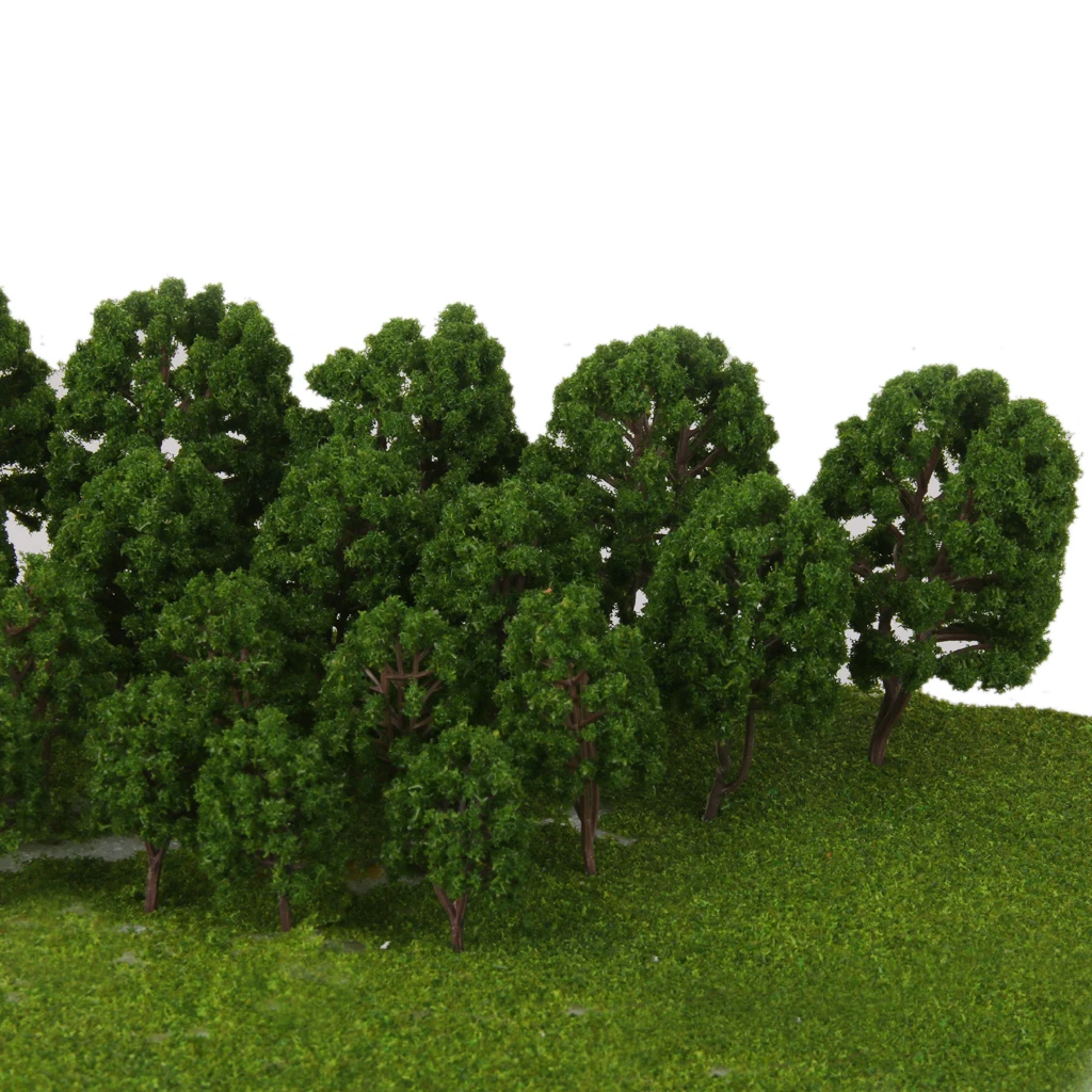 20 Train Layout Model Trees 1:75 HO Park Wargame Scenery Layout 20 Train Layout Model Trees 1:75 HO Park Wargame Scenery Layout