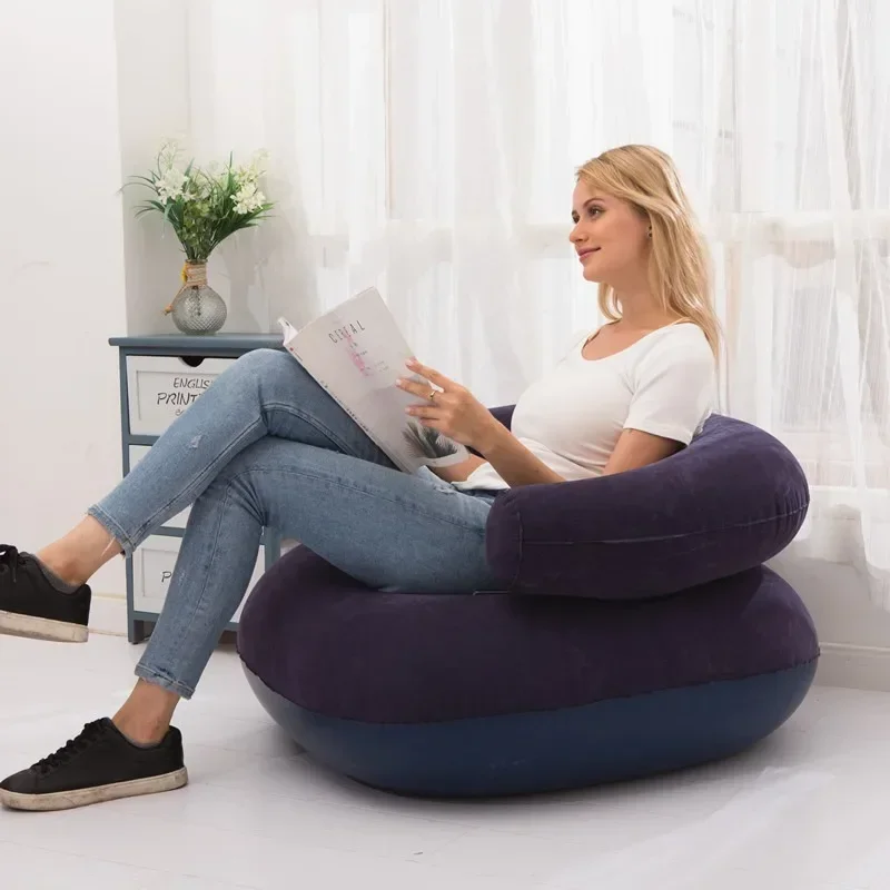Inflatable Seats Adult Portable Camping Inflatable Armchair Pouf Salon Air Outdoor Patio Furniture Garden Terrace