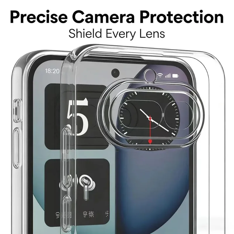 Ultra-Thin Transparent Silicone Phone Case - Clear TPU Bumper Protection Cover
