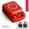 GLG-S01Mini Electric Waffle Maker 220V/650WHome Breakfast Makers Sandwich Maker Waffle Octopus Balls Cooking Machine 2