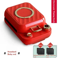 GLG-S01Mini Electric Waffle Maker 220V/650WHome Breakfast Makers Sandwich Maker Waffle Octopus Balls Cooking Machine 2