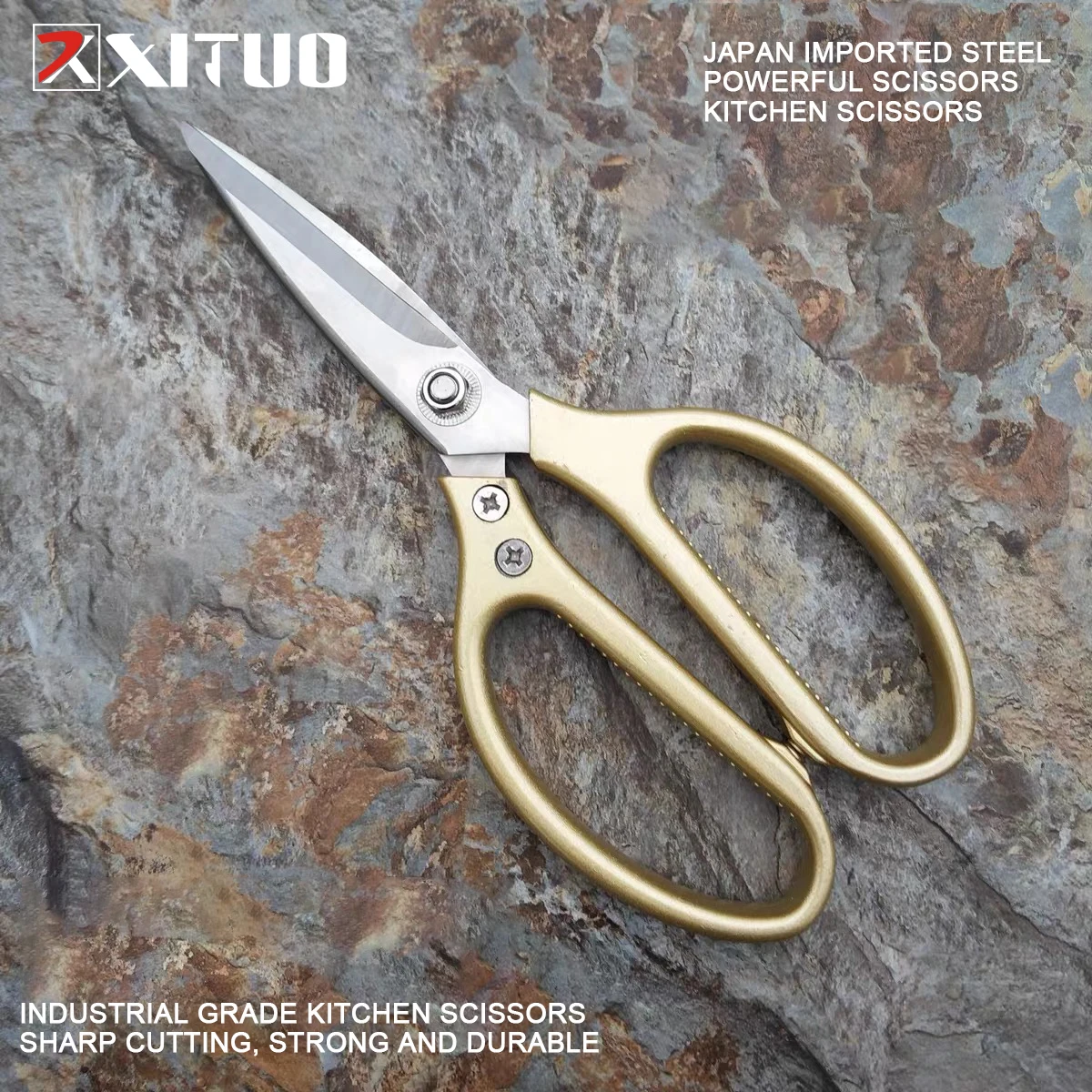 XITUO kitchen scissors stainless steel home kitchen gardening strong  scissors chicken bone scissors professional sharp scissors - AliExpress