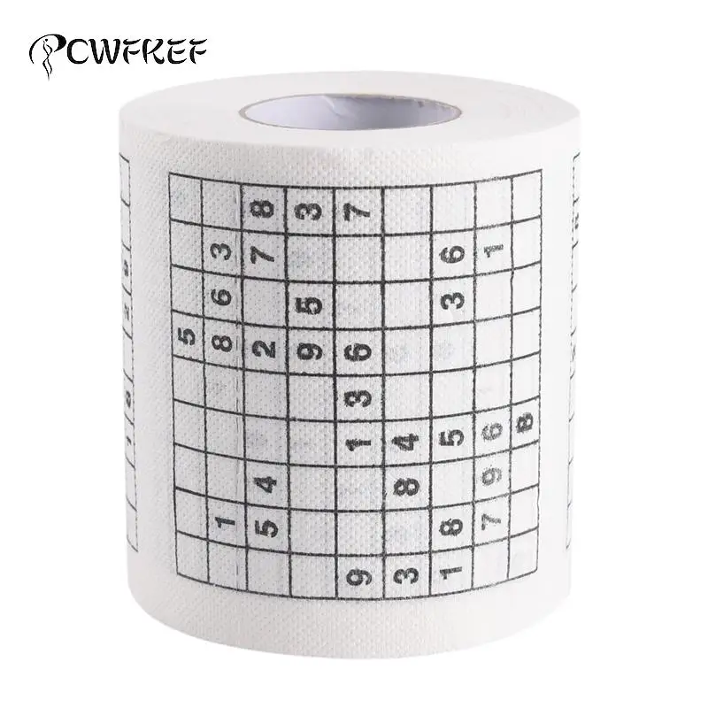 Papel Higi nico Con Estampado De Sudoku Suministros Divertidos De Ba o 