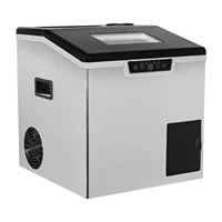 Machine à glace pilée 2 en 1 et Machine à glaçons 150-180W nettoyage automatique refroidi par Air affichage LCD fabricant de glaçons 5