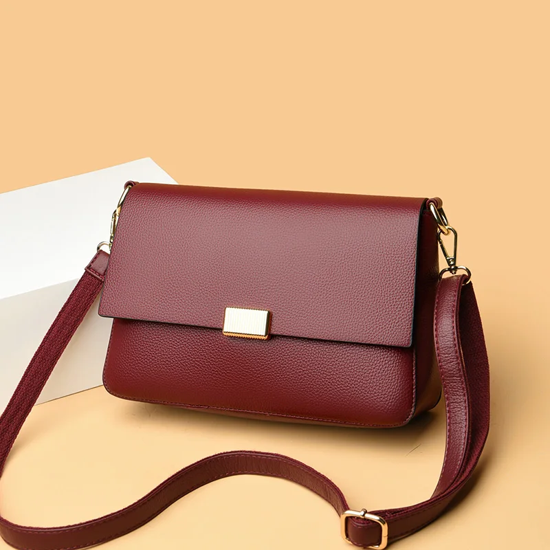 Elegant Quilted Crossbody Bag - Small Luxury PU Leather Shoulder Purse