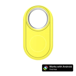 Enhanced Long - Distance Tracker for Voice - Activated Smart Tag Locate (Yellow)