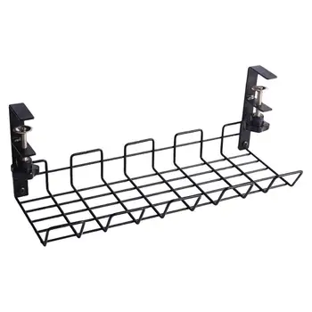 Cable Organiser Basket Shelf Desk Storage Rack