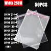 50pcs/set Width 25cm Storage Bags Clear Self Adhesive Seal Plastic Packaging Resealable Cellophane Opp Poly Bags Gift Bags 1