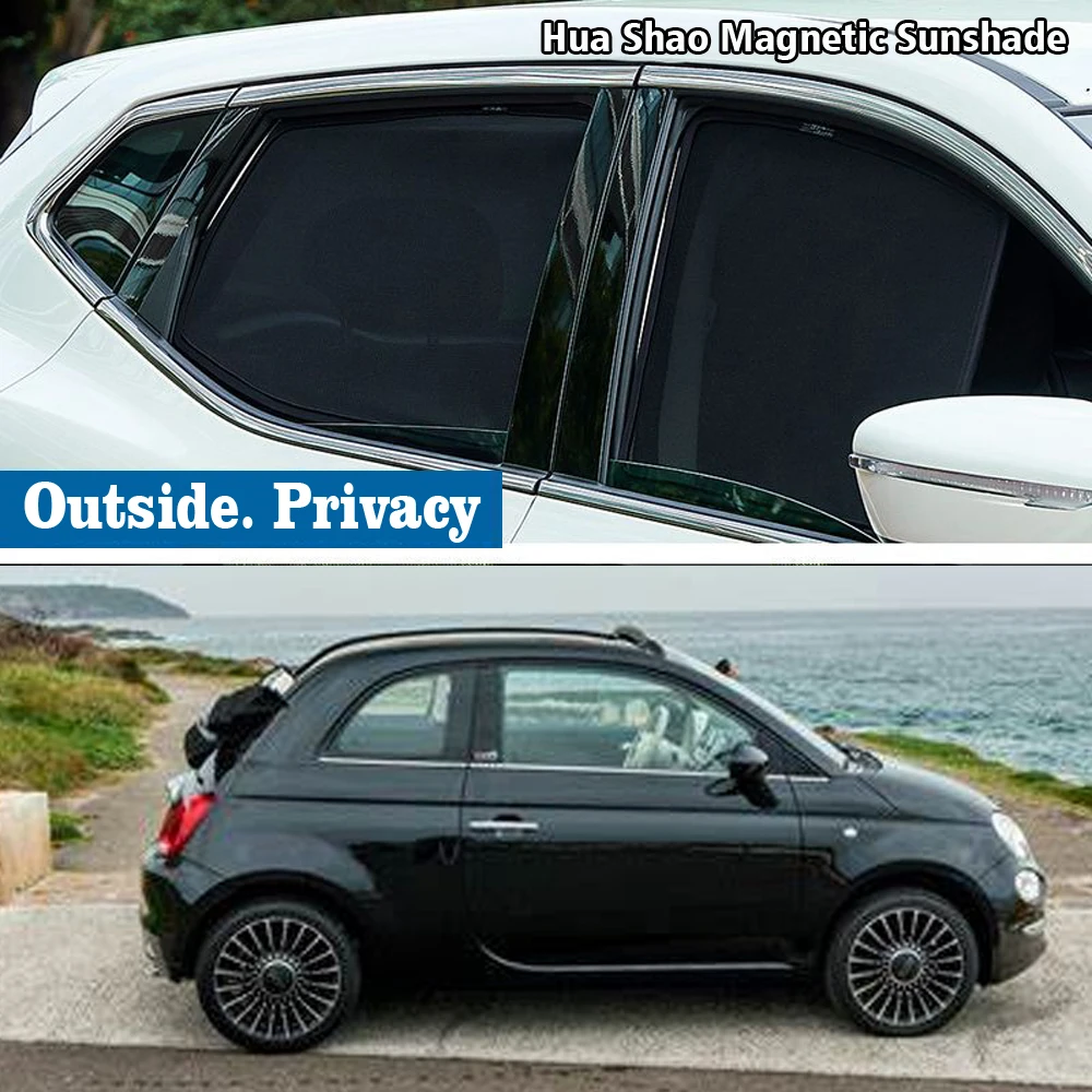 FIAT サンシェード　FIAT500 Amazon | SAWAKAKI フィアット 500 専用設計 2008-2023 適用