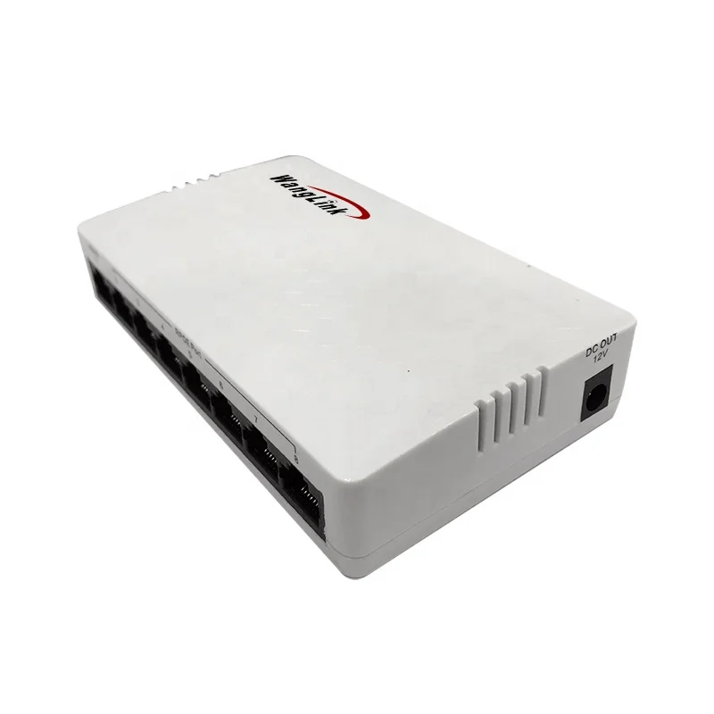 Wanglink-Network PoE Gigabit, Reverse POE Switch, OEM, 8 Port, 1000Mbps, Manufacturer
